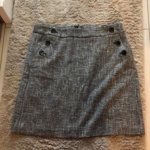 Ann Taylor A line skirt in a size 12.  Worn once.  Hits at knee.